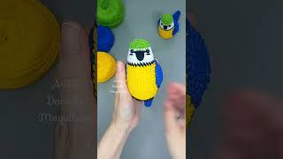 MOSTRANDO UMA ENCOMENDA DE ARARA CANINDÉ AMIGURUMI [upl. by Londoner]