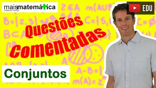 Questões Comentadas Conjuntos  Nível Intermediário [upl. by Nyvets782]