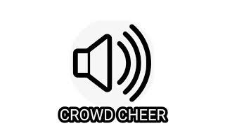 CROWD CHEER SOUND EFFECT [upl. by Werd]