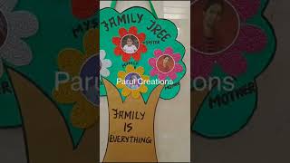 How to make Family treeFamily tree propfamily tree drawingTutorial link in description [upl. by Hamimej493]