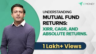 Difference between XIRR CAGR and Absolute Returns in Hindi  How to Calculate XIRR [upl. by Akcemat]