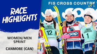 Svahn and Klaebo say goodbye to Canada with Sprint wins  FIS Cross Country World Cup 2324 [upl. by Enuj292]