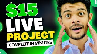 15 Live Simple Project Complete on Fiverr  Fiverr how to make money  Zoraintech [upl. by Bacchus]