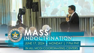 Tuklasin ang mga aral ng Panginoong Jesucristo sa MCGI Mass Indoctrination – June 17 2024  7PM PHT [upl. by Vinay359]