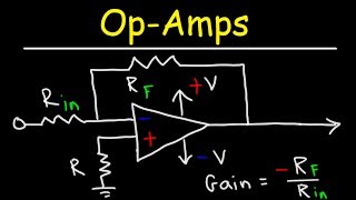 Operational Amplifiers  Inverting amp Non Inverting OpAmps [upl. by Ahsaeyt182]