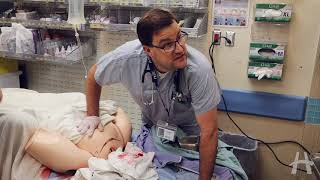 Emergency Birth Simulation  Hamilton General Emergency Department [upl. by Anivlis985]