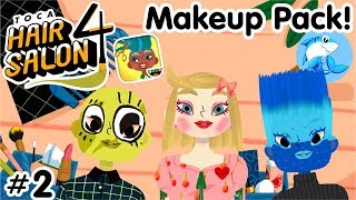 Toca Hair Salon 4  Makeup Pack 2 [upl. by Aekim203]