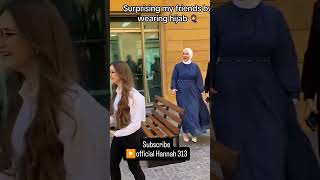 💥Non Muslim girls trying hijab😲😲hijab viral explore [upl. by Nniroc]