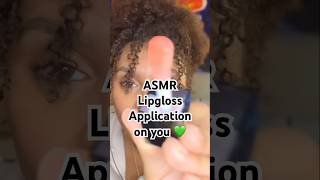 ASMR mouth sounds with lipgloss  personal attention asmrmouthsounds asmrlipgloss asmrtapping [upl. by Eidahs]