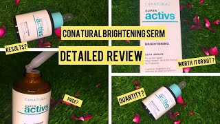 CONATURAL BRIGHTENING SERUM REVIEW ❤️CONATURAL PRODUCT REVIEW IRHA NOOR [upl. by Iridis490]