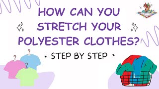 How Can You Stretch Your Polyester  2 Easy Steps [upl. by Notnert]