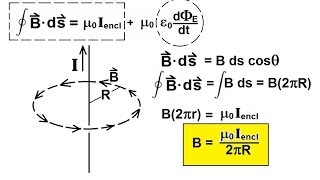 Physics 46 Maxwells Equations 6 of 30 Amperes Law Part 1 [upl. by Haden817]