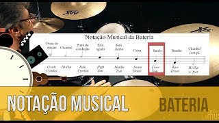 Como ler partitura de bateria  Dica do Minuto 261 [upl. by Carilla]