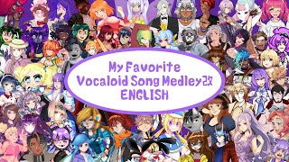 【61 UTAU】My Favorite Vocaloid Song Medley改 ENGLISH [upl. by Anitsyrhc]