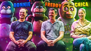 INTERVIEWING THE FNAF MOVIE ANIMATRONIC ACTORS [upl. by Osbourne]