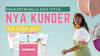 Kommunikationstips för företagare ARRANGERA FRUKOSTMINGEL [upl. by Aleyam]