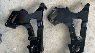 EASYRIDE 150N SWINGARM BEARING REMOVAL [upl. by Aihsined]