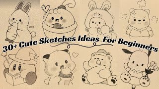 Aesthetic Drawing Ideas for Beginners  Cute and Easy Drawings  Simple Sketches  Kids Drawings [upl. by Rochkind245]