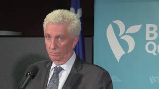 Raw Gilles Duceppes post2015 election press conference [upl. by Rape811]