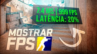 DESCUBRA Como Mostrar o FPS no CS2 FÁCIL E RÁPIDO [upl. by Vahe]