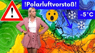 Polarluftvorstoß Auf Sommer folgt Winter GFS packt die Kälte aus Frische Temperaturen garantiert [upl. by Pincus]