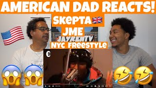 Skepta amp JME freestyle in New York  Westwood AMERICAN DAD REACTS 🇺🇸 [upl. by Annaik]