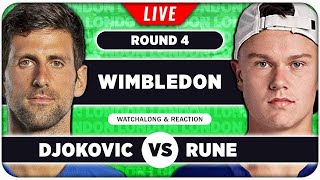 DJOKOVIC vs RUNE • Wimbledon 2024 • LIVE Tennis Talk Watchalong [upl. by Ingram]