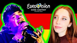 LETS REACT TO GERMANYS SONG FOR EUROVISION 2024  ISAAK quotALWAYS ON THE RUNquot [upl. by Aronas996]