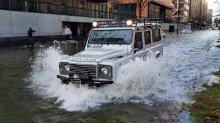 Sturmflut in Hamburg HafenCity wird überschwemmt [upl. by Si253]