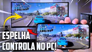 Como ESPELHAR E CONTROLAR TELA do celular no PC  O MELHOR [upl. by Salvador]