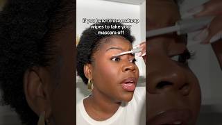 Easy way to REMOVE mascara beautyhacks eyemakeup [upl. by Ysirhc]