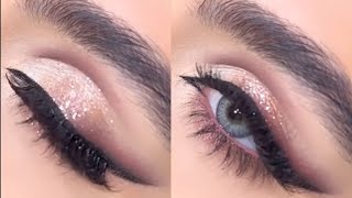 cut crease eyeshadow tutorial for hooded eyeseyemakeup eyemakeuptips cutcrease [upl. by Anailuy]