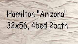 Hamilton quotArizonaquot  32x68 4bed 2bath with a quotBakersquot kitchen and corrugated steel roof [upl. by Noned]