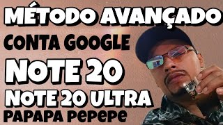 ELIMINANDO CONTA GOOGLE NOTE 20  NOTE 20 ULTRA 5g ANDROID 12  programa atualizado [upl. by Nelyag]