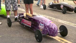 76th AllAmerican Soap Box Derby Highlights  2013 [upl. by Llenrap]