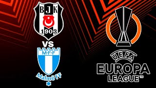 Besiktas 21 Malmo en vivo Europa League [upl. by Gilud]