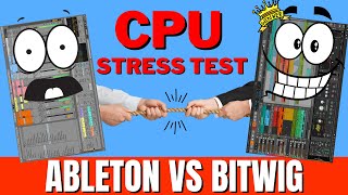 Ableton VS Bitwig CPU Stress test Leaving Ableton after 2 weeks with Bitwig [upl. by Rossing]