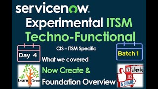 ITSM Batch 1  Day 4  Now Create  Data Overview Shorts Short [upl. by Ailegnave]