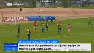 Segunda Liga CF União da Madeira 04 SL Benfica B [upl. by Ellehs]