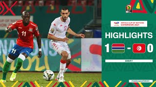 Gambia 🆚 Tunisia Highlights  TotalEnergiesAFCON2021  Group F [upl. by Lrig1]