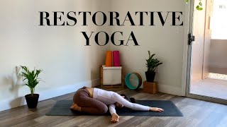 Restorative Yoga  No Props  40 Min SelfCare Practice [upl. by Debora923]