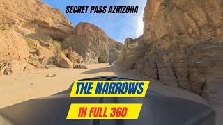 Get a full 360 degree view of the narrows at Secret Pass in 4K You control the view [upl. by Enirual]