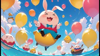 🎈🎶 Humpty Dumpty Plays with Balloons Song 🎶🎈 [upl. by Yrrad]