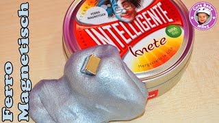 Intelligente Knete ferromagnetisch silber  die lebende Knetmasse Thinking Putty [upl. by Waring]