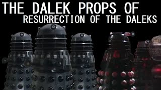 A brief overview of the Resurrection of the Daleks props [upl. by Tinor]