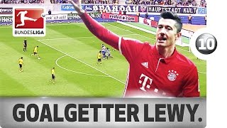 Robert Lewandowski  Top 10 Most Spectacular Bundesliga Goals [upl. by Mulry960]