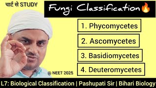 L7  Phyco Asco Basidio amp Deuteromycetes Fungi का crystal clear concepts   NEET 2025 🔥 [upl. by Tammy]