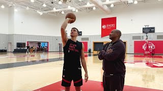 NBA sharpshooter Bogdan Bogdanovic teaches quickrelease shooting technique [upl. by Dodie125]