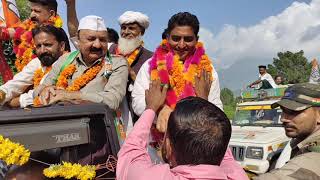 Congress Road Show  MP Kishori Lal Sharma  Bhupinder Singh Jamwal  Simbal Choua [upl. by Adnamar]