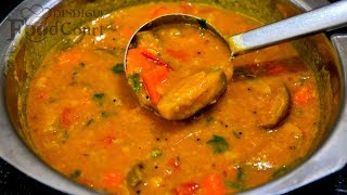 Sambar Recipe South Indian Sambar Brinjal Drumstick Sambar [upl. by Laurianne429]